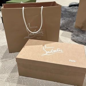 Christian louboutin bag and box set